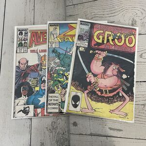 VTG 1980's Lot of 5 Comics Groo / Daredevil /X-Factor / Thor / The Avengers
